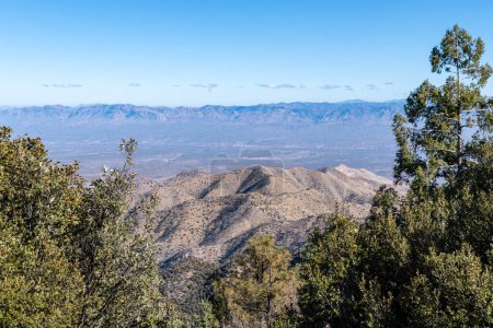 Téléchargez les photos : Paysages le long du Mt. Lemmon Highway près de Summerhaven Arizona, au point de participation Windy - en image libre de droit