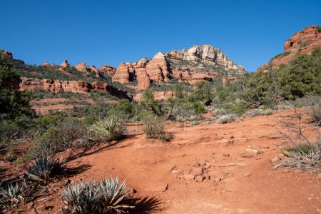 Beautiful plateau and scenery from the Brins Mesa trail in Sedona Arizona