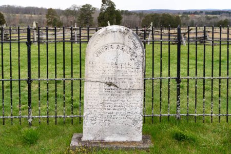 Photo for Manassas, Virginia - March 31, 2023: Grave for Judith Henry at Manassas National Battlefield Park - Royalty Free Image