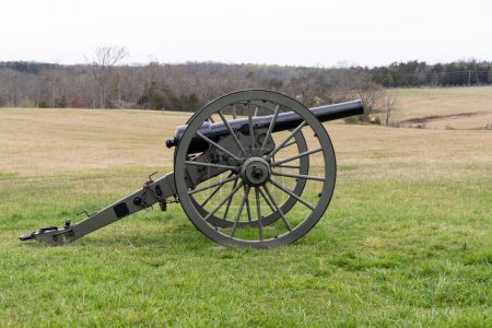 Photo for Civil War cannon at Manassas Battlefield National Park in Virginia - Royalty Free Image