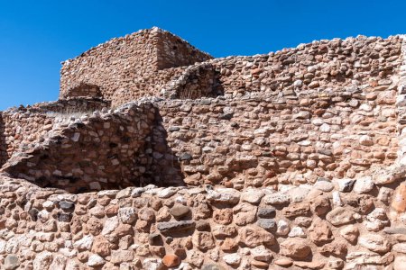 Ruines du monument national Tuzigoot en Arizona, une ruine préservée de Sinagua pueblo