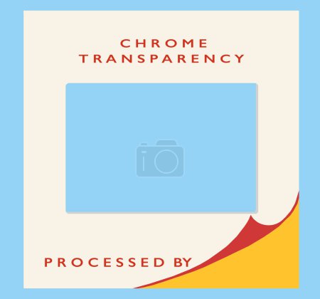 Cette illustration en 3 jours montre une transparence de film générique de 35 mm pour une utilisation dans les projecteurs de diapositives. . Aussi c'est connu comme une diapositive.