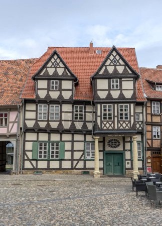 Téléchargez les photos : Kloppstockhaus en Quedlinburg, Saxe-Anhalt, Allemagne - en image libre de droit
