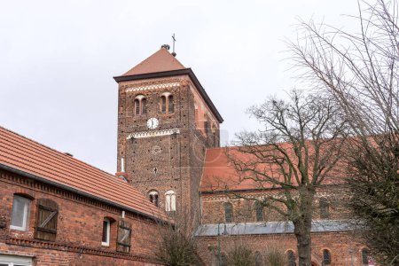 Romanische Nikolauskirche in Sandau, Altmark, Sachsen-Anhalt, Deutschland