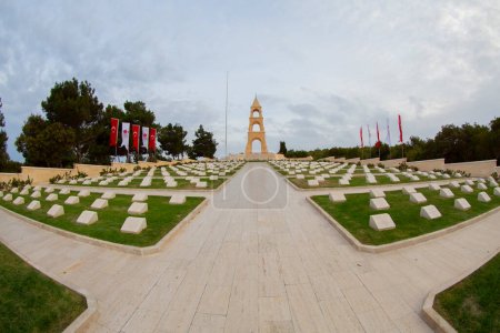Foto de 57º cementerio turco de Batalla de Gallipoli (Canakkale Savasi), Canakkale (Dardanelles), Turquía - Imagen libre de derechos