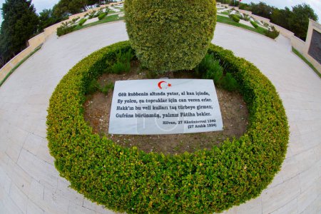 Photo for Turkish 57th regiment cemetery of Battle of Gallipoli (Canakkale Savasi),Canakkale (Dardanelles), Turkey - Royalty Free Image