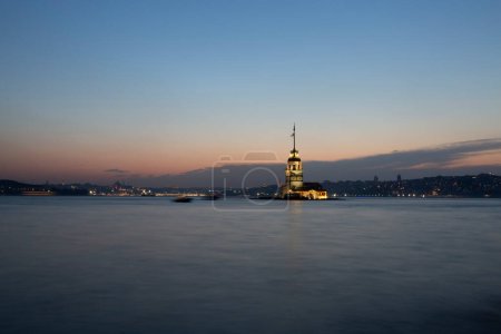 Photo for Maiden's Tower and Istanbul Bosphorus Bridge - Royalty Free Image