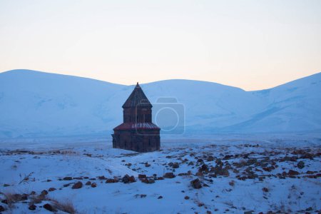 Photo for A beautiful sunset in the ruins of Ani, Kars Turkey - Royalty Free Image