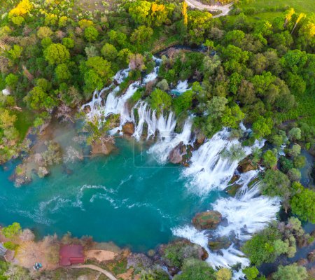 Photo for Beautiful Kravice Waterfalls in southern Bosnia and Herzegovina. - Royalty Free Image