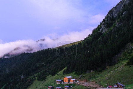 Foto de Trovit Plateau view in Rize Province of Turkey - Imagen libre de derechos