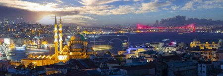 Galata-Turm, Galata-Brücke, Neue Moschee und Bosporus-Brücke, die schönste Aussicht auf Istanbul