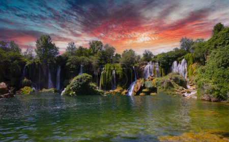 Kravice waterfall on the Trebizat River in Bosnia and Herzegovina