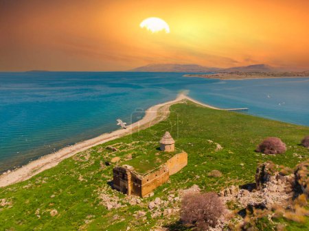 Photo for Carpanak Island is Van, Turkey. - Royalty Free Image
