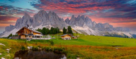Geisleralm Rifugio Odle Dolomites Italy