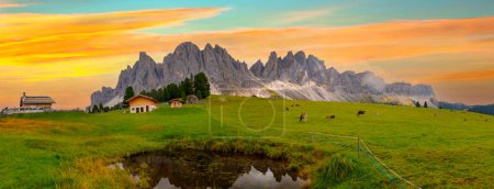 Foto de Geisleralm Rifugio Odle Dolomitas Italia - Imagen libre de derechos