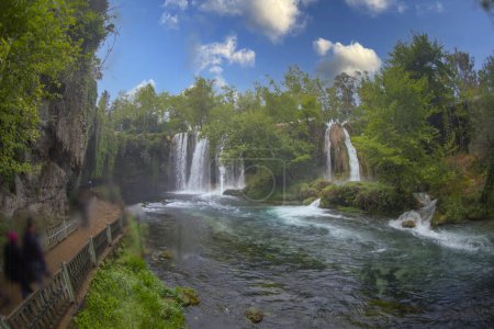 Spectacular nature view of Antalya Dden waterfall