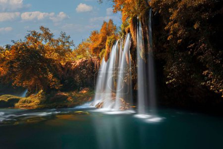 Spectacular nature view of Antalya Dden waterfall