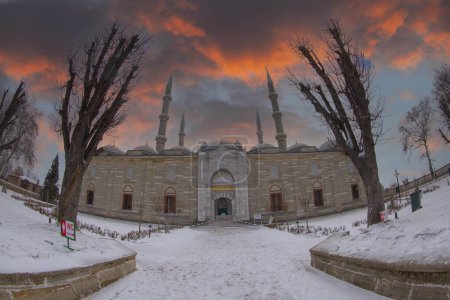Mezquita Selimiye, diseñada por Mimar Sinan en 1575. Edirne
