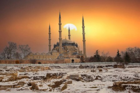 selimiye moschee, entworfen von mimar sinan 1575. edirne