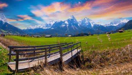 Foto de Los mejores alpes visibles, las fronteras de Suiza y Alemania - Imagen libre de derechos