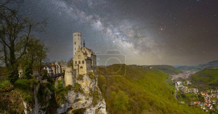 Romantic castle of Liechtenstein in Schwarzwald, Germany