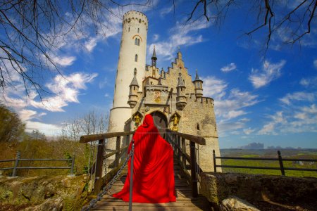 Romantische Burg von Liechtenstein im Schwarzwald, Deutschland