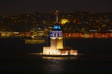 New Maiden's Tower celebration with fireworks
