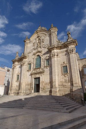Téléchargez les photos : Eglise de Saint François d'Assise, XVIIIe siècle, Matera, Basilicate, Italie - en image libre de droit