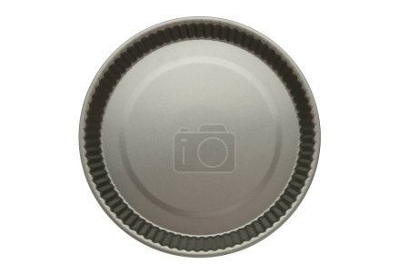 The round shape of the utensils for baking. Baking Dish on isolated background