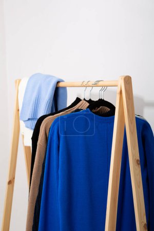 Photo for Winter or demi-season wardrobe cloths knitwear - Royalty Free Image