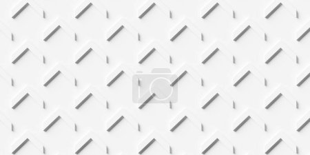 Sparse herringbone or fishbone pattern triangle array or grid geometrical background wallpaper banner template pattern, 3D illustration