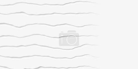 Téléchargez les photos : Rips or tear inset lignes horizontales ou fissures géométriques fond abstrait bannière papier peint avec espace de copie, illustration 3D - en image libre de droit