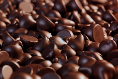 Téléchargez les photos : Offrez-vous cette sélection de pralines au chocolat artisanales de haute qualité, chacune avec une finition unique et brillante et fabriquée pour satisfaire les envies les plus raffinées. - en image libre de droit