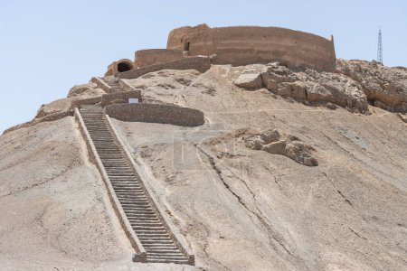 Photo for Zoroastrians Towers of Silence. Dakhmeh zartoshtian, Yazd Province / Iran - Royalty Free Image