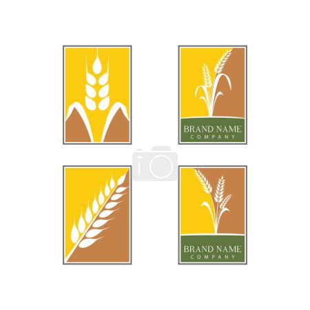 Photo for Agriculture wheat vector icon design - Royalty Free Image
