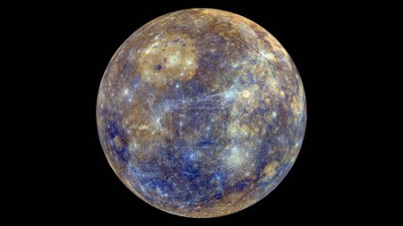 Details zur Oberfläche des Planeten Merkur