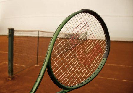 Photo for Bologna - Italy - December 4, 2022: Wilson Blade 101L Tennis Racket - Royalty Free Image