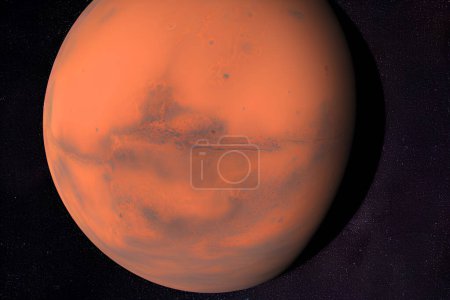 Téléchargez les photos : Planet Mars, background full of stars. - en image libre de droit