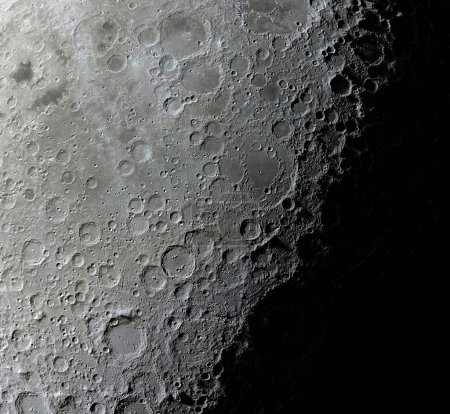 Photo for Crater on the Moon. Moon craters close-up. High resolution image - Royalty Free Image