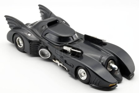 Photo for Bologna - Italy - October 31, 2023: Batmobile model replica from 1989 Batman Movie - Royalty Free Image