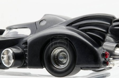 Photo for Bologna - Italy - October 31, 2023: Batmobile plastic model replica from 1989 Batman Movie - Royalty Free Image