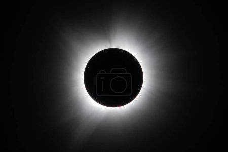 Foto de Eclipse total del Sol. 8 de abril de 2024. - Imagen libre de derechos