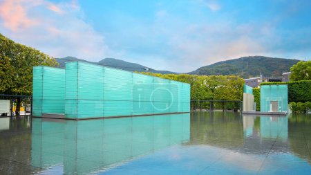 Photo for Nagasaki National Peace Memorial Hall for the Atomic Bomb Victims is the place to commemorate those who lost their lives as a result of the atomic bombing - Royalty Free Image