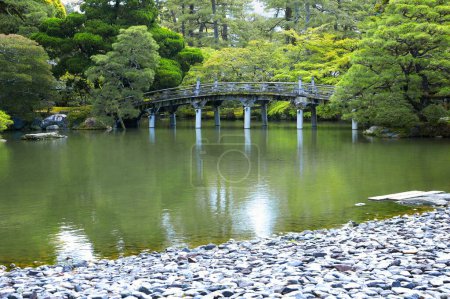 Photo for Kyoto Imperial Palace with Gonaitei garden in Kyoto, Japan - Royalty Free Image