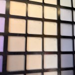 abstract background of a grid with colors