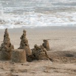 sand castles by the sea
