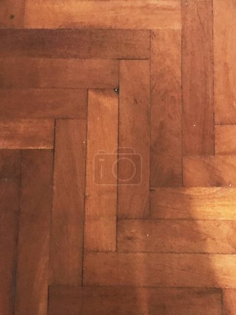 Foto de Detalle del suelo de parquet de una casa - Imagen libre de derechos