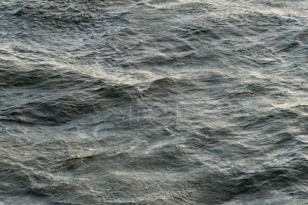 Photo for Green and blue ocean waves texture background. Surface of the sea. - Royalty Free Image