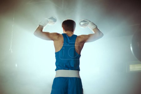 Photo for Boxer training in the boxing hall - Royalty Free Image