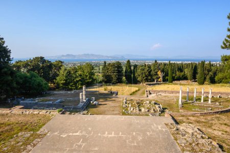 Die archäologische Stätte des Asklepios auf der Insel Kos in Griechenland